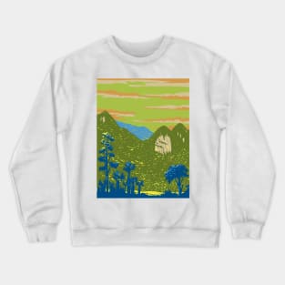 Xuan Son National Park in Phu Tho Province Vietnam WPA Art Deco Poster Crewneck Sweatshirt